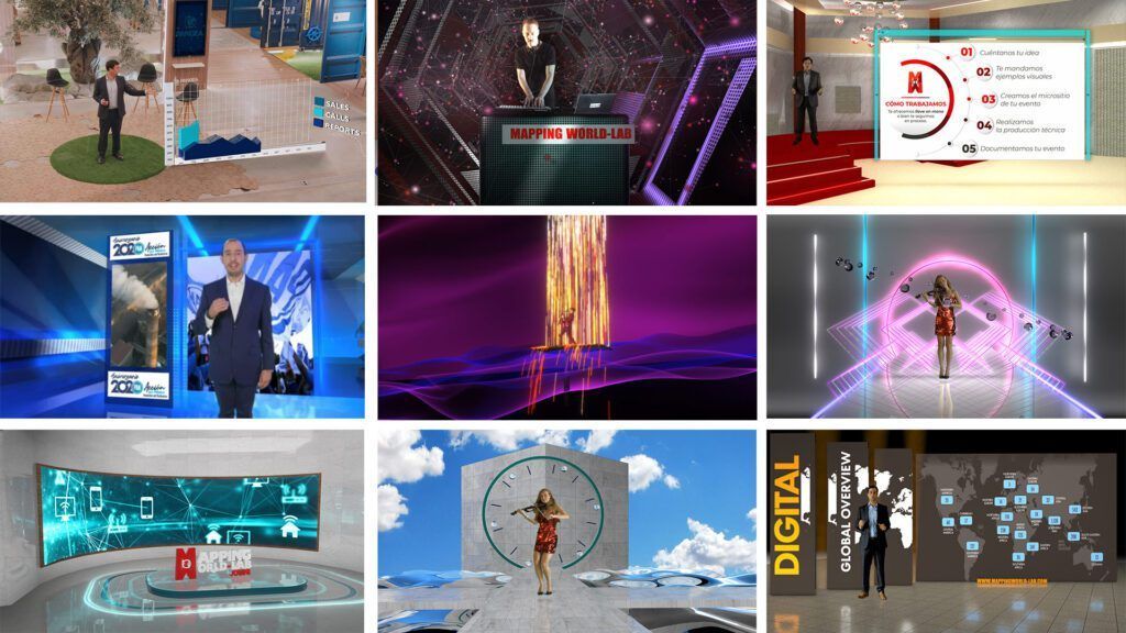 escenarios virtuales - virtual stages